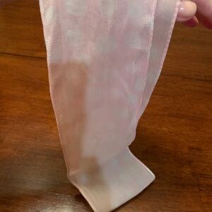 Beautiful like new 100% silk polka dot Bebe head band or neck scarf. Rare!